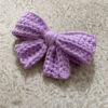Crochet Bow Hair Clip