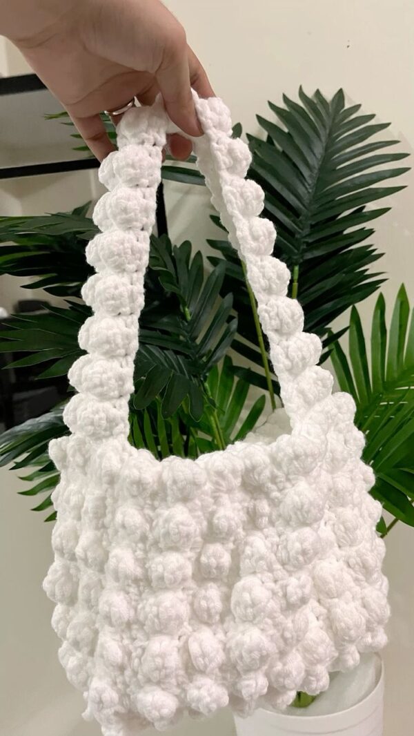 Crochet Velvet Bubble Bag