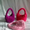 Crochet Velvet Bubble Bag