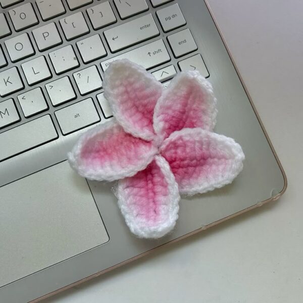 Crochet Flower Hair Clip