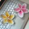 Crochet Flower Hair Clip